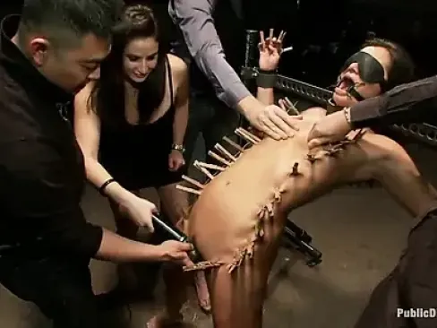 Pushed to the Limit with Uncontrollable Orgasms Made to Cum Over and Over by Strangers