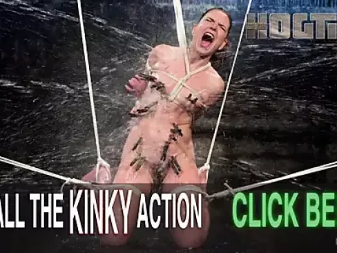 Abella Danger Weeping and Cumming in Rope Bondag